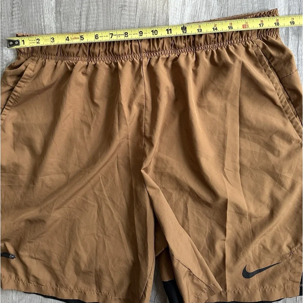 Nike Training Running Flex Woven Shorts Mens XXL Brown Move To Zero‎ DM6617